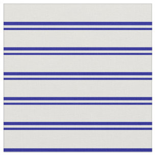 Dark Blue & Light Cyan Coloured Striped Pattern Fabric