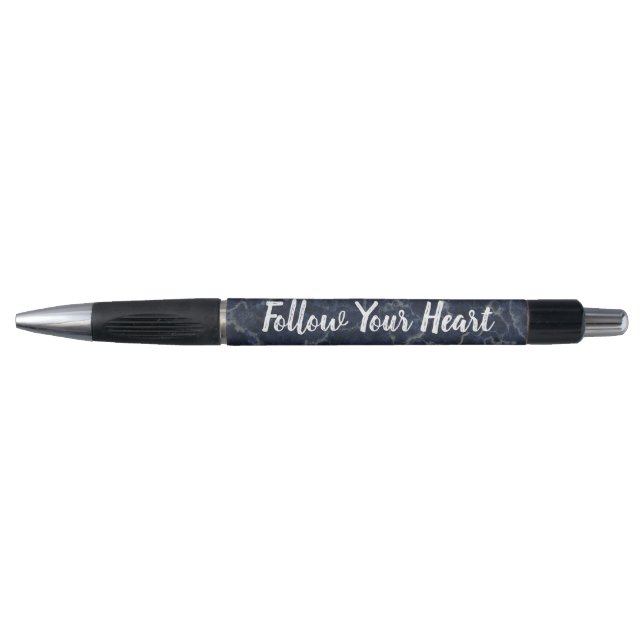 Dark Blue Marble Follow Your Heart (Front)