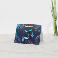 Dark Blue Neon Axolotl Birthday Party