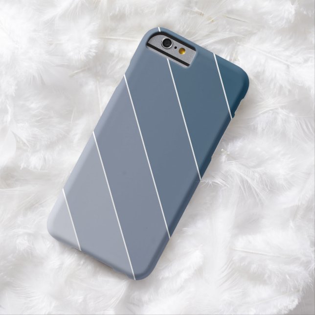 Dark Blue Ombré Stripes Case-Mate iPhone Case (In Situ)