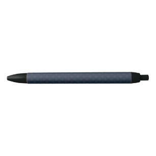 Dark Blue Pattern – Classy Men’s Monogram Black Ink Pen