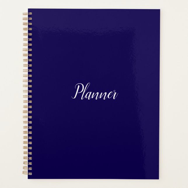 Dark Blue Planner (Front)