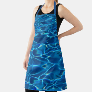 Dark Blue Pool Water Apron