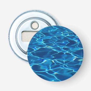Dark Blue Pool Water  Bottle Opener