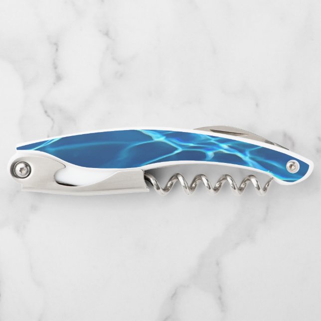 Dark Blue Pool Water  Corkscrew (Front)