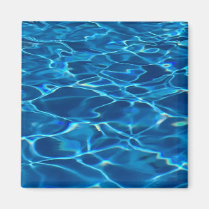 Dark Blue Pool Water Magnet