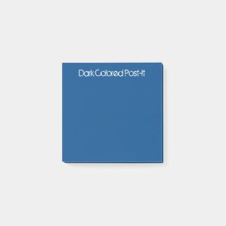 Dark blue post-it notes