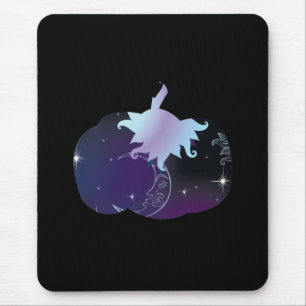Dark Blue Pumpkin Mouse Pad