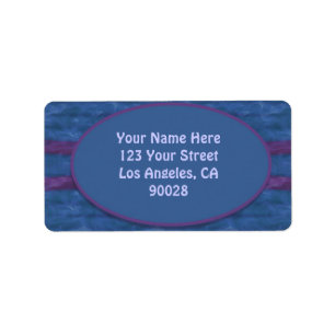 dark blue purple texture label