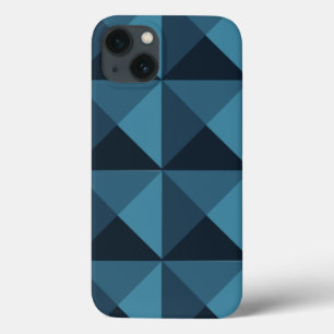 Dark Blue Pyramids iPhone 13 Case