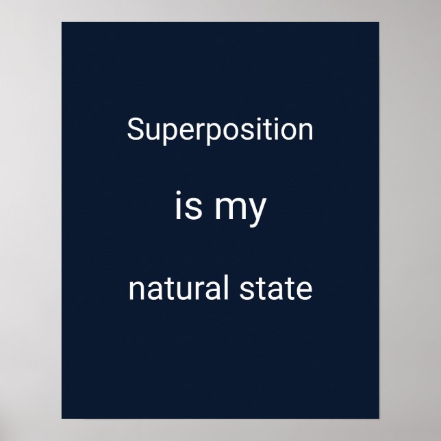 Dark Blue Roboto Quantum Engineer Wall Art (Front)