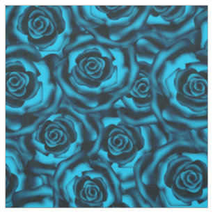 Dark blue roses fabric