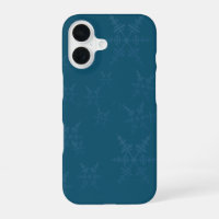Dark Blue Snowflakes