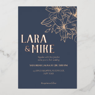 Dark Blue Soft Wedding