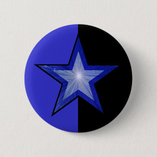 Dark Blue Star button blue black