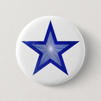 Dark Blue Star button white