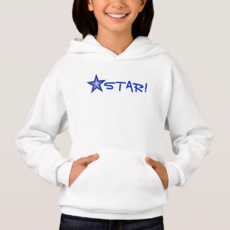 Dark Blue Star 'STAR!' small star front & back