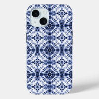 Dark Blue Tie Dye Pattern