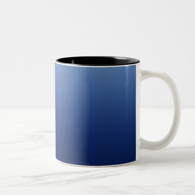 Dark Blue Two-Tone Coffee Mug (Right)