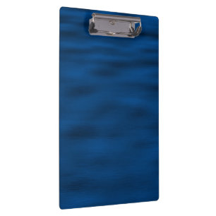 Dark Blue Water Ripples Clipboard