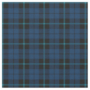 dark blue with blue strip plaid print fabric