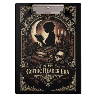 Dark Books Bright Imagination | Gothic Reader Dark Clipboard