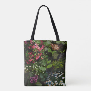 Dark Botanical Woodlands, Full Two-Sided print Tote Bag