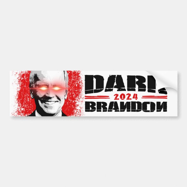 Dark Brandon 2024 Bumper Sticker (Front)