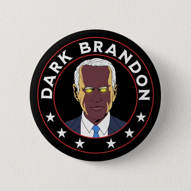 Dark Brandon 6 Cm Round Badge (Front)