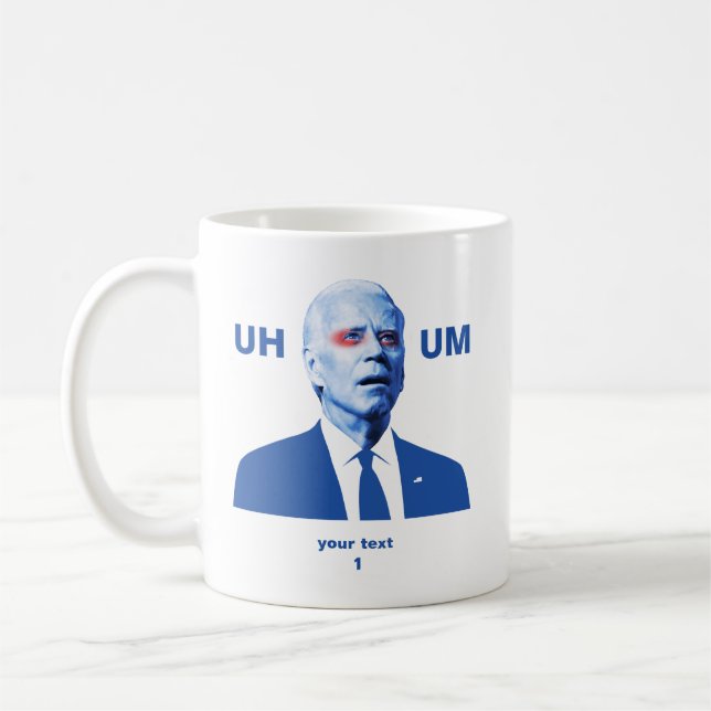 Dark Brandon Campaign Parody Funny Coffee Mug (Left)
