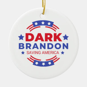 Dark Brandon  Ceramic Tree Decoration