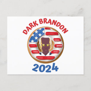 Dark brandon t shirt joe Biden 2024 meme Holiday Postcard