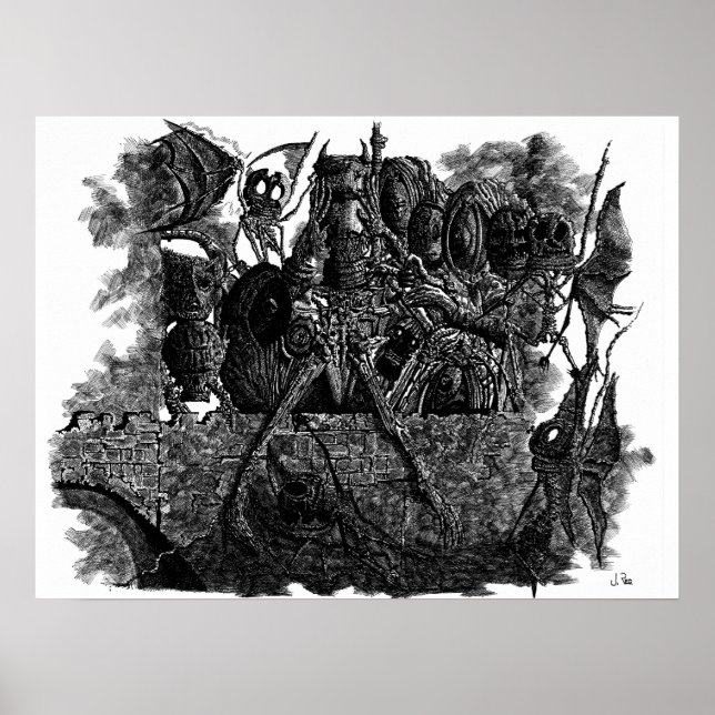 Dark Bridge Print by Jred (Front)