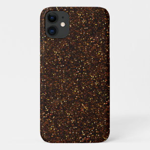 Dark Bronze Orange Glitter Case-Mate iPhone Case