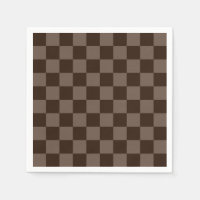 Dark Brown and Quincy Chequerboard