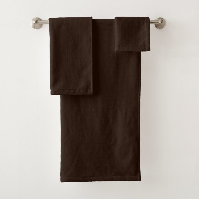 Dark Brown Bath Towel Set (Insitu)