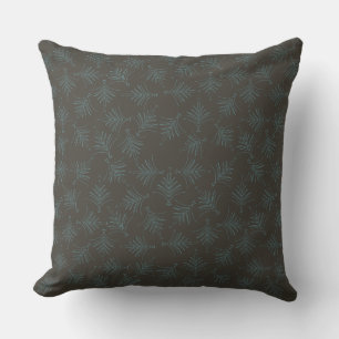 Dark brown decorative cushion