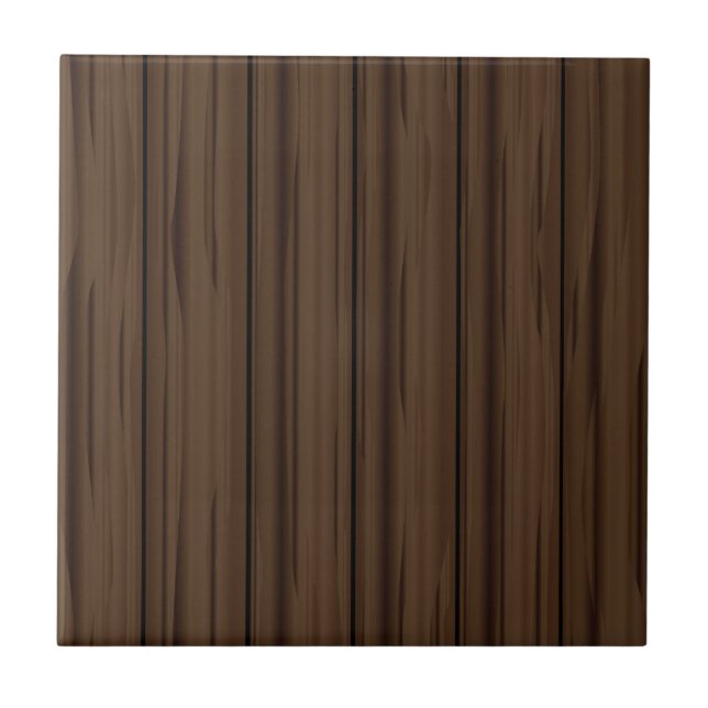 Dark Brown Fence Fence Tile (Front)