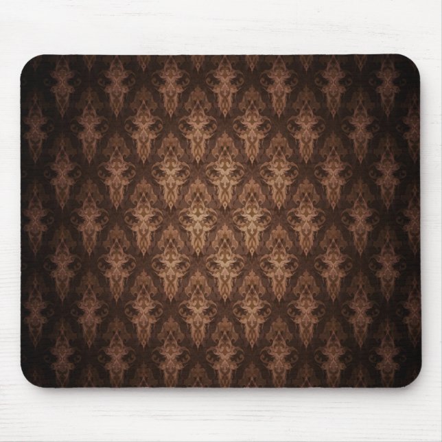 Dark Brown Gothic Mouse Pad (Front)