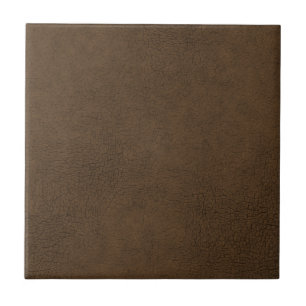 Dark Brown Leather Texture Pattern Background Tile
