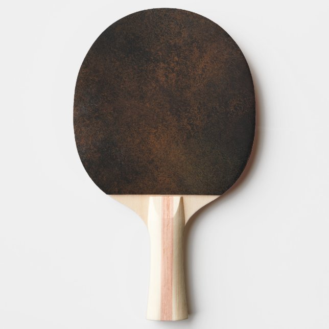 Dark Brown Monazite Stone Simple   Ping Pong Paddle (Front)