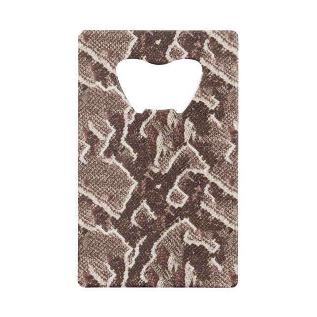 Dark Brown Snake Skin (Front)