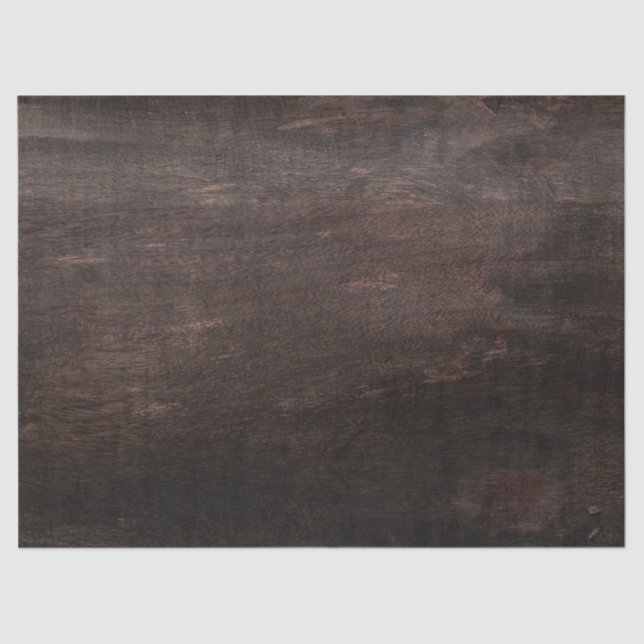 Dark Brown Wood Tissue Paper (Front)