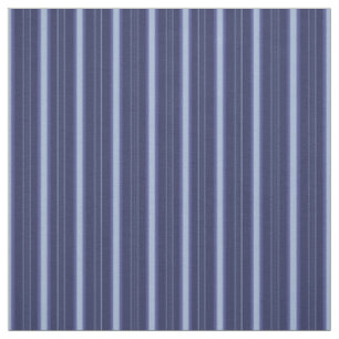 Dark Bue & Light Blue Thick and Thin Stripes Fabric