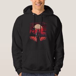Dark Bunny Rabbit Samurai Warrior Katana Japanese  Hoodie