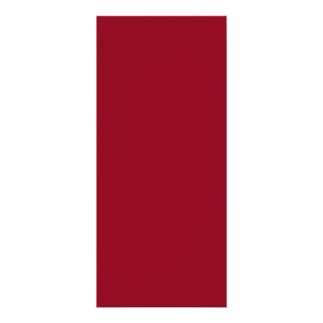 Dark Burgendy Maroon Red Rack Card (Front)