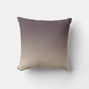 Dark Burgundy Off-White Ombre Effect Cushion