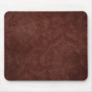 Dark Burgundy Pattern Wallpaper Mouse Pad