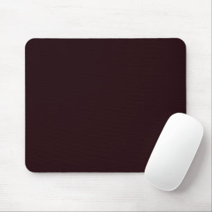 Dark Burgundy Plain Burgundy Mouse Pad