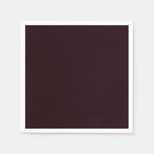 Dark Burgundy | Plain Burgundy  Napkin (Front)